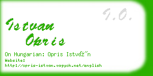 istvan opris business card